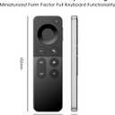 iPazzPort Bluetooth Air Mouse Remote Keyboard, 2.4G Wireless Keyboard Combo Plug & Play Handheld Remote Control for Android TV Box, PC, HTPC, Smart TV, Projector