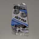 Refrigerator Drip Catcher for Water Tray, Protects Ice and Water Dispenser Pan From Spills, Mineral Build-Up and Water Splatter (2 pack, Black) (Rectangular)