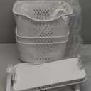 Bretoes Laundry Basket Bathroom Multi-layer Clothes Storage Basket Household, Simple Kitchen Shelf Fruit Stand (3 Layers)