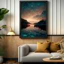 Paint by Numbers Kit for Adults Beginner,Starry Sky River Forest Paint by Number Kits Canvas Without Framed,DIY Acrylic Oil Painting Adults Paint by Numbers Kits for Home Wall Decor 16x20 Inch