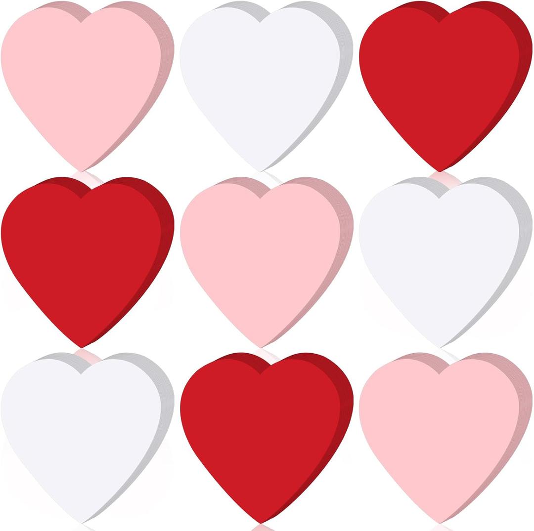 Kisston 360 Pcs Heart Cutouts Paper 3.9 Inch Valentine Cut Outs Bulletin Board Decorations Pink Red Heart Shaped Die Cuts for DIY Classroom Love and Peace School Craft Projects(Fresh Colors)