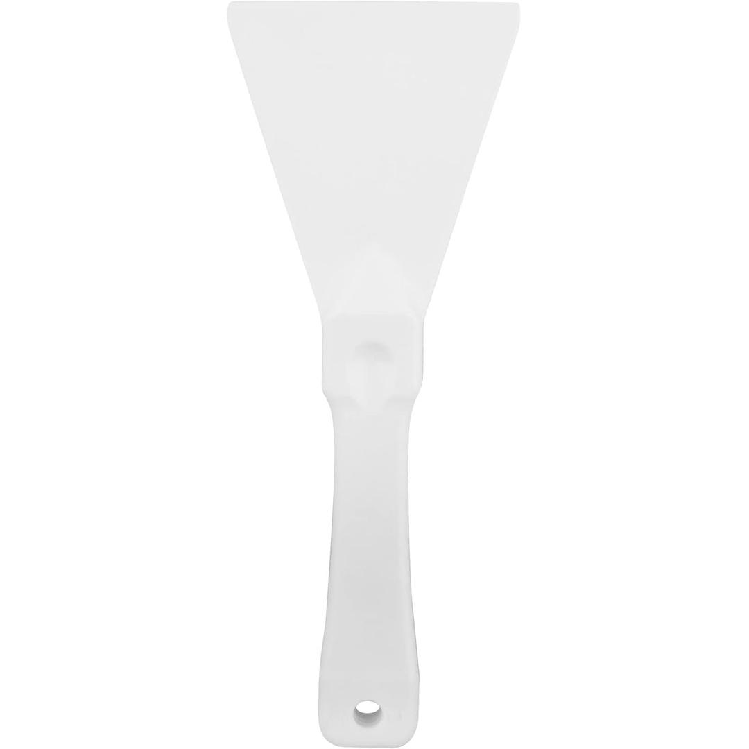 SPARTA Polypropylene Scraper Tool Food Safe Scraper for Removing Caked-On Residue in Commercial Kitchens, Plastic, 7.82 x 3 Inches, White