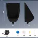 Dvkori Plastic Urinals For Men,Black,Urinals For Men,Urinal,Male Urinal,Urinals,Outdoor Toilet,Mens Urinal,Urinal For Men,Waterless Urinal,Urine Diverter,Urinals For Men Bathroom,Urinals Large
