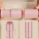 Retractable Kabuki Makeup Brush,Daubigny Powder Brushes Foundation Travel Foundation Brush for Blush Bronzer & Powder (Pink)