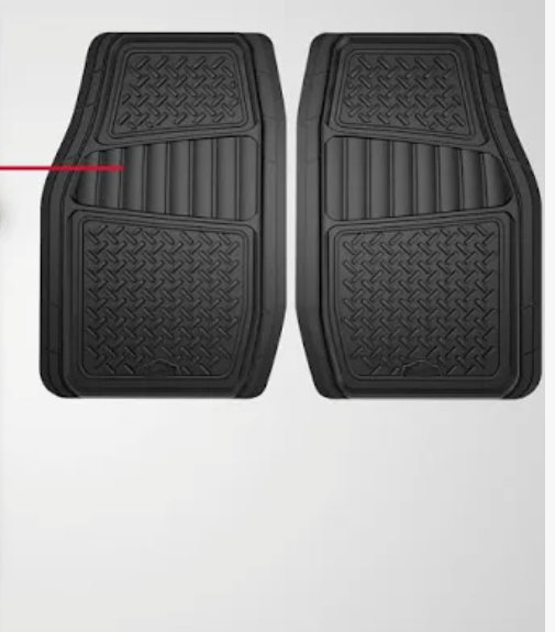 CA Armor All Set of 2 Truck Floor Mats 78830