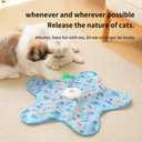 Interactive Cat Toys for Indoor Cats Hide and Seek Cat Toy Automatic Cats Toy Moving Concealed Feathers
