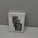 WallarGe Atomic Digital Wall Clock Battery Operated, Self-Setting, Large Display with Temperature, Date, Day of The Week, Silent Wall Mount Digital Clock, 4 Time Zones, DST (8.5 inches)