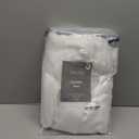 WEST LAKE Extra Large Bright White Pinch Pleated Sheer Curtains 120 Inches,Soft Rustic Back Tab Drapes for Bedroom Living Room Sliding Patio Door,Retro Window Treatment,Custom Multi Sizes,58"Wx120"Lx2