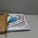 Blanket Lifter for Feet, Bed Cradle for Foot of Bed Adjustable Height, Blanket Lift Bar for Toes Leg Knee Ankle Post Surgery Recovery Bed Rails, Sheet Raiser Foot Tent for End, Included 4 Clips