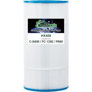 C-8409 Filtration Products- Pool and Spa Filter Cartridge Replacement for Filbur FC-1292, PA90, CX900-R, 25230-0095S, 817-175, 80951, 90 Sq.Ft Filter Cartridge, 1 Pack