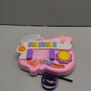 Kids Guitar Toy for 3 Year Old Girl Gift 2-in-1 Electric Guitars with Piano Mode for Toddlers Light Up Music Toys for 3 4 5 Year Old Girls Boys Gifts (Pink)