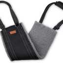 LOOBANI Portable Dog Sling for Back Legs, Hip Support Harness to Help Lift Dogs Rear for Canine Aid and Old K9 Cruciate Ligament Rehabilitation (Medium-grey)