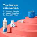 Keurig 3-Month Brewer Maintenance Kit Includes Descaling Solution, Water Filter Cartridges & Rinse Pods, Compatible Classic/1.0 & 2.0 K-Cup Coffee Makers, 7 Count