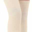 inflossom Bamboo Knee Sleeves, 2-Pack Knee Compression Sleeve Women Men Elastic Warm Slip-on Recovery Knee Brace for Arthritis Knee Pain XL