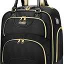 Ytonet Underseat Carry on Luggage with Wheels, Under Seat Bag for Airplanes with 4 Spinner Wheels, Multi-Pockets Personal Item Bag with Lock USB Port Weekender Overnight Travel