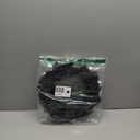 NJN 13in/33cm Christmas Ball Wreath Ornament, Black Silver Christmas Decoration, Home Party Front Door Decorative Shatterproof Hanging Xmas Decors