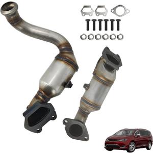 674-053 674-054 Left&Right Catalytic Converters Compatible with Chrysler Pacifica 2017-2021 For Chrysler Grand Caravan 2021 For Chrysler Voyager 2020-2021 3.6L V6