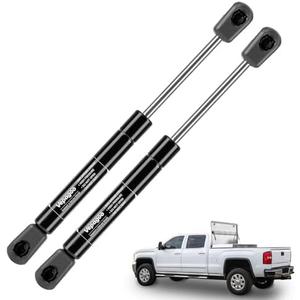 Vepagoo 10 Inch 18 Lb/80N Gas Shocks Struts Lift Supports for Toolbox Truck Pickup Tool Box Lid RV Cabinet Door Boat Covers Replacement Part, Set of 2