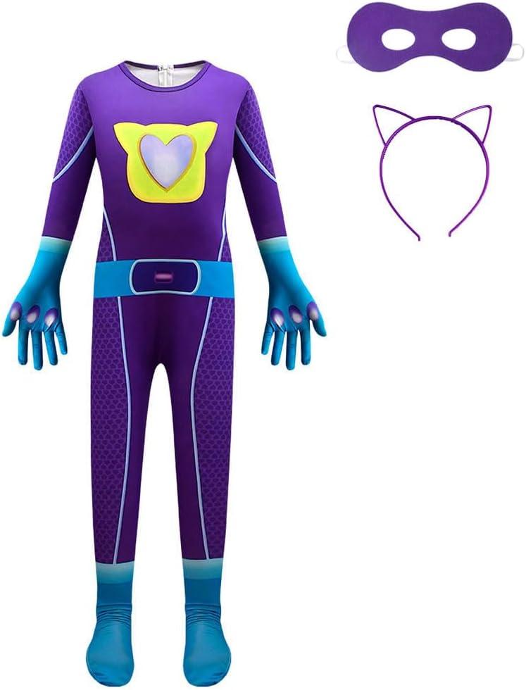 AGRIBAZAAR Halloween Costume Party Bodysuit Party Dress Up Halloween Outfits Jumpsuit Birthday Party Cosplay Clothes, 3-4Y
