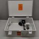 Outdoor Electrical Box with Thermostat and Fan, 15.7"x11.8"x6.2" Ventilated ABS Enclosure, Weatherproof & Dustproof, Cable Grommets, Indoor/Outdoor Junction Box with Mounting Panel (Grey Cover)