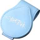 2 x Car Sunglass Holder Compatible with Tesla Cybertruck 2025 2024 Cyberbeast Interior Accessories Organizer Leather Eyeglass Hanger Visor Ticket Card Clip Cyber Truck Decor Sunglasses Holders (Blue)