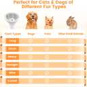 3 In 1 Cat Brush, Anti-Static Dog Brush One-click Self-cleaning Comb for Furry Pet, Rechargeable USB Cat Steam Brush for Shedding, Horse and Dog