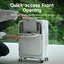 ROAMING 20 Inch Carry On Luggage Expandable Hard Shell Top Opening Luggage