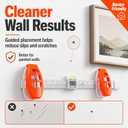Hang Hero-3-in-1 Picture Hanging Tool, Magnetic Nail Hanger with Level Ruler, No Hammer Wall Mount Tool for Frame Mirror Gallery Decor, Comes with 20 Brad Nails