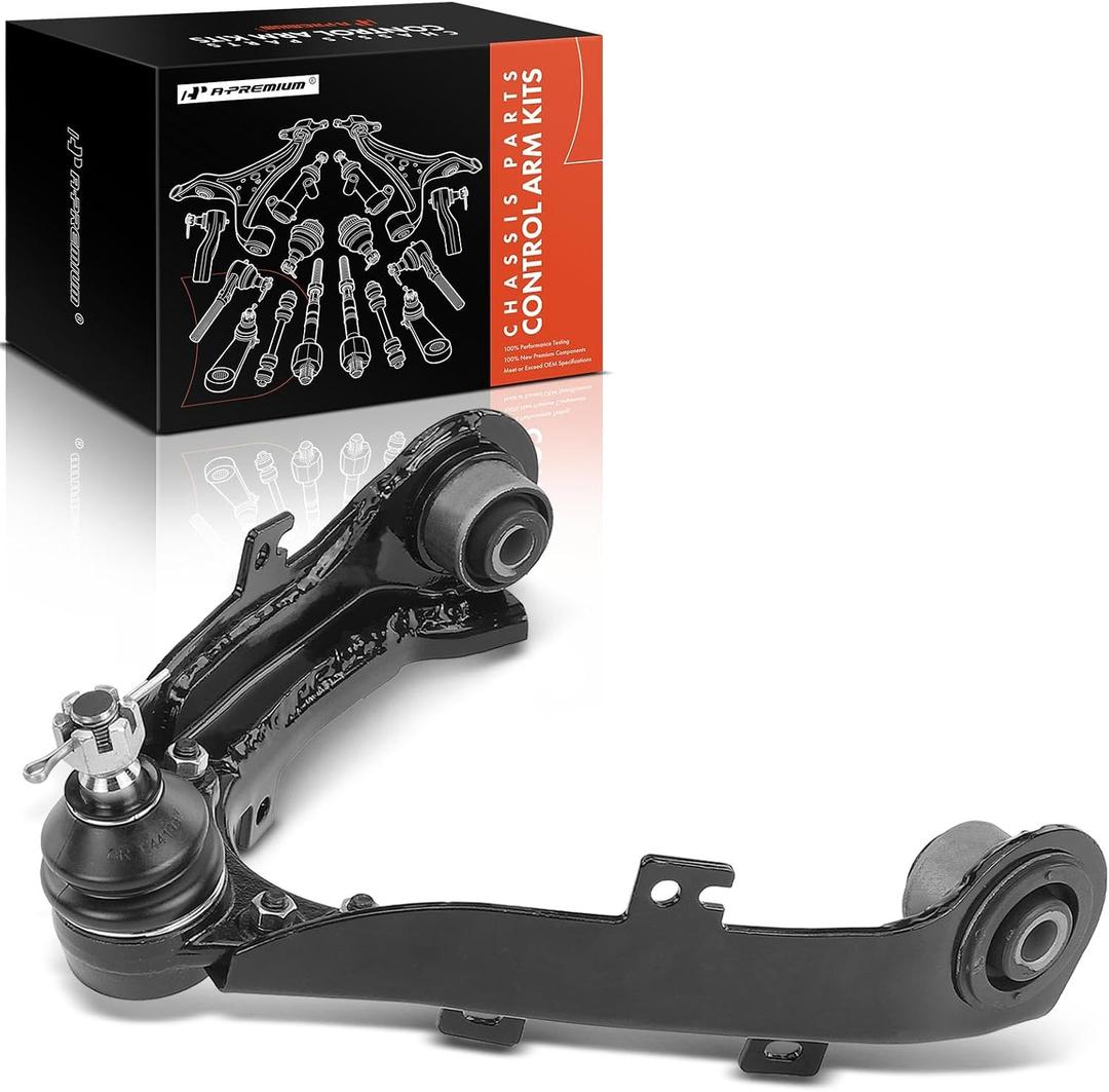A-Premium Front Right Upper Control Arm, with Ball Joint & Bushing | Compatible with Chevrolet Colorado 2004-2012, GMC Canyon 2004-2012, Isuzu i-280 2006, i-290 2007-2008, i-370 2007-2008