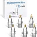 Replacement Pencil Tips for Apple Pencil Pro - 6 Pack Fine Point Metal Tip for Apple Pencil 2nd Generation and 1st Generation