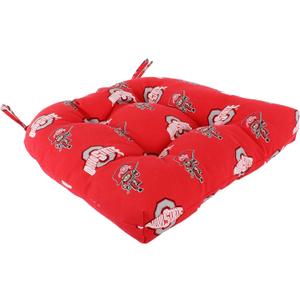 College Covers ComfySeat College Indoor/Outdoor Seat Patio D Cushion, 20" x 20", Ohio State Buckeyes