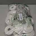 Outdoor String Lights Plug in, 40ft 40LED Connectable Warm White & Multicolor Nylon Lantern String Lights with Remote, Timer Outdoor Waterproof Patio Lights for Fences Balcony Garden Camping