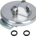 F4TZ-6753-A Dipstick Adapter Repair Kit Compatible with Ford 7.3L Powerstroke F250 F350 F450 F550 1994-2003, Excursion 2000-2003, E250 E350 Van 1995-2003 Replaces F4TZ-6751-A F4TZ-6751-B (Silver)