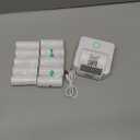 cudinham Print Pods Mini Printer, Thermal Inkless Sticker Maker with 10 Rolls Printing Paper, Pocket Printpod for Phone, Impresora Porttil for Notes, DIY, Compatible with iOS & Android (White)