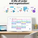 Digital Calendar 27", Wall Touch Screen, No Subscription | Instant Phone Sync, Photo Gallery, Custom Lists, Task Charts, Family Calendar for Home Office Organization