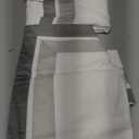 Shading Collection 2 pieces in a Pack Euro Square Pillow Sham Covers 100% Egyptian Cotton Sateen 400 Thread Count 26”x26” with 1" flange Suitable Filling Size 28"x 28" (WHITE/ TAUPE/ GREY)