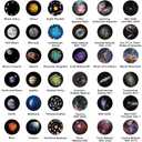 Realistic Discs - Discs for Ainael Meteor and Galaxy Projector, 5k Ultra HD Slide for Home Planetarium, 6 Discs Set Without Projector (Nebula 6)