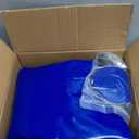 30 Gallon Water Bladder, 1000D PVC Foldable Portable Water Tank, Blue Large Capacity Water Bag Container for Garden, Drought Resistance, Fire Prevention, Emergency Supply