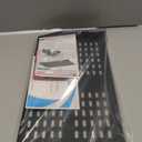 Pyle 19-Inch 1U Server, Vented Shelves for Good Air Circulation Cantilever Wall Rack, Universal Device, Cabinet Shelf, Computer Case Mounting Tray, Black (PLRSTN14U) (Single Pack)