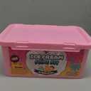 Original Stationery Ice Cream Slime Kit for Girls Toys, DIY Cherry-Scented Slime Making Set with 31 Pieces, Fun Arts and Crafts for Kids Ages 8-12, Birthday Gift