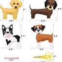 CiyvoLyeen Puppy Sewing Kit for Kids Fun Plush Toy Sewing for Girls & Boys DIY Felt Craft Gift Set Ages 7 8 9 10 11 12, Dog-12pPcs