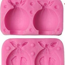 Baby Shower Silicone Candle Mold,3D Baby Foot Silicone Soap Mold Fondant Cake Decorating Candy Chocolate Mould (Boy&Girl)