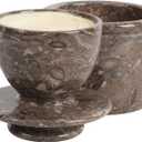 Radicaln Marble Butter Keeper 4.25" Inches Oceanic Handmade Butter Crock For Spreadable Butter Ideal Butter Crock For Counter With Water French Butter, Crock Pot & butter dish with lid for countertop