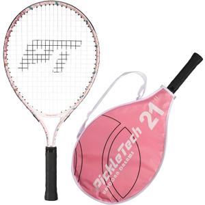 PICKLETECH Kids Tennis Racket for Junior Toddlers Starter Kit Tennis Racquet for Girls and Boys with Carry Bag, Lightweight for Beginners, 21 Inch
