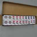 1.2" American Mahjong Tiles, 166 Tiles with White Color (Tiles Only, No Dice and Other Accessories)