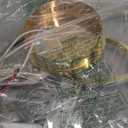 CANEOE Modern LED Ceiling Light Fixture, 42W Gold Dimmable Flush Mount Ceiling Light with Remote Control, Curve Design Close to Ceiling Lamp for Bedroom Living Dining Room Kitchen