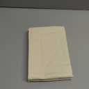 TEXAS LINEN CO. 100% Organic Cotton Percale Pillow Cases Standard/Queen Size Set of 2 - Percale Pillowcases Standard/Queen, Soft, Cooling Pillow Cases for Sleeping, Cotton Pillow Covers - Ivory