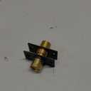 JQK Closet Magnetic Door Ball Catch Hardware, 430 Stainless Steel Catch Adjustable with Strike Plate, Black Finish 2 Pack, HBC120-BK-P2