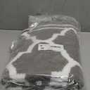 Buganda Indoor Door Mat, Dirt-Resistant and Absorbent Doormat, Anti-Slip, Low Profile Floor Mats for Inside Entryway, Front, and Back Door Entrance (40x32 Inches, Grey)