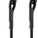120'' Real Heavy Duty Carabiner Bungee Cords Outdoor with 190 Lbs Max Break Strength, Black Bungee Straps with Upgraded Carabiner Hooks for Luggage Rack, Cargo, Hand Carts, Bike, Camping, etc (2 Pcs)